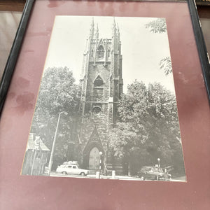2 PIECE VINTAGE ARTWORK (21.5" X 31.5" FRAMED INDENTURE AND MORE) - P300
