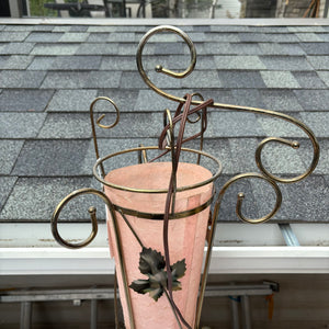 4 Vintage Lights (Rope Shade has slight damage) - R377