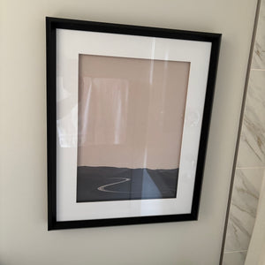 17.5” x 21” Framed Winding Road Art Print - G396