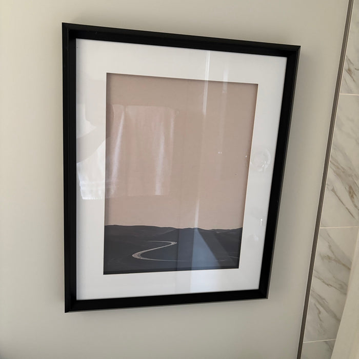 17.5” x 21” Framed Winding Road Art Print - G396