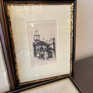 5 PIECE VINTAGE ARTWORK GROUPING - P323