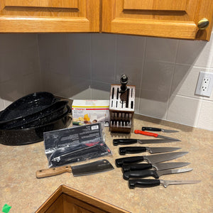 B412 Kitchen Grouping (Henckels knives and More)