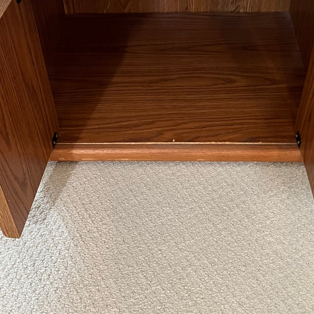 B327 Vintage display cabinet (72” x 25” x 22”)