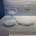 X247 Vintage art glass grouping (Desert plates and more)