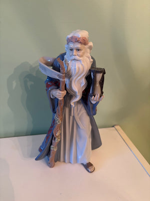 W806 Lladro 11" tall Father Time figurine