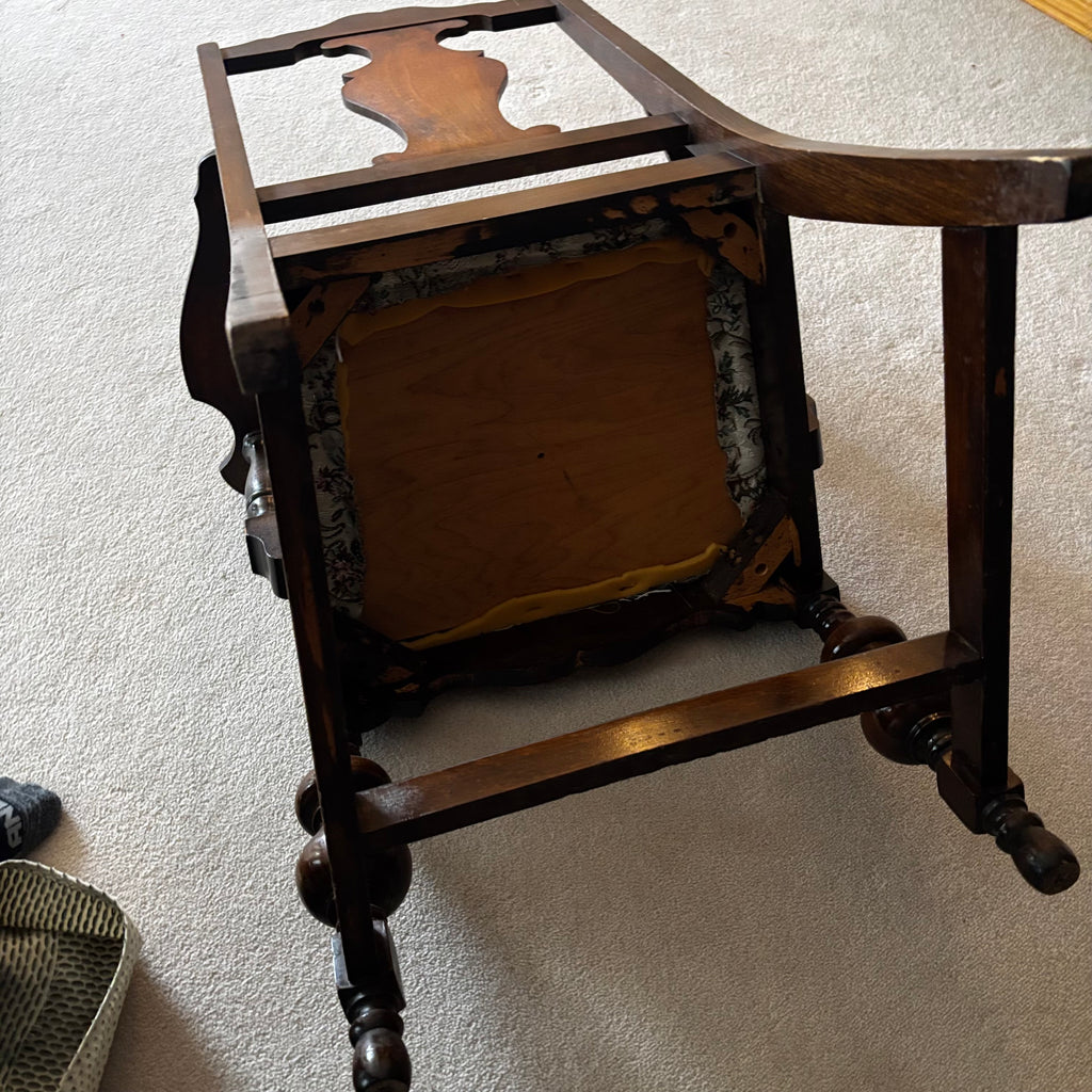 Y108 Set of 6 vintage 1920s oak dining chairs