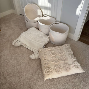 Baskets, Blanket and Pillow - G382