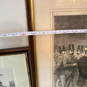 5 PIECE VINTAGE ARTWORK GROUPING - P323