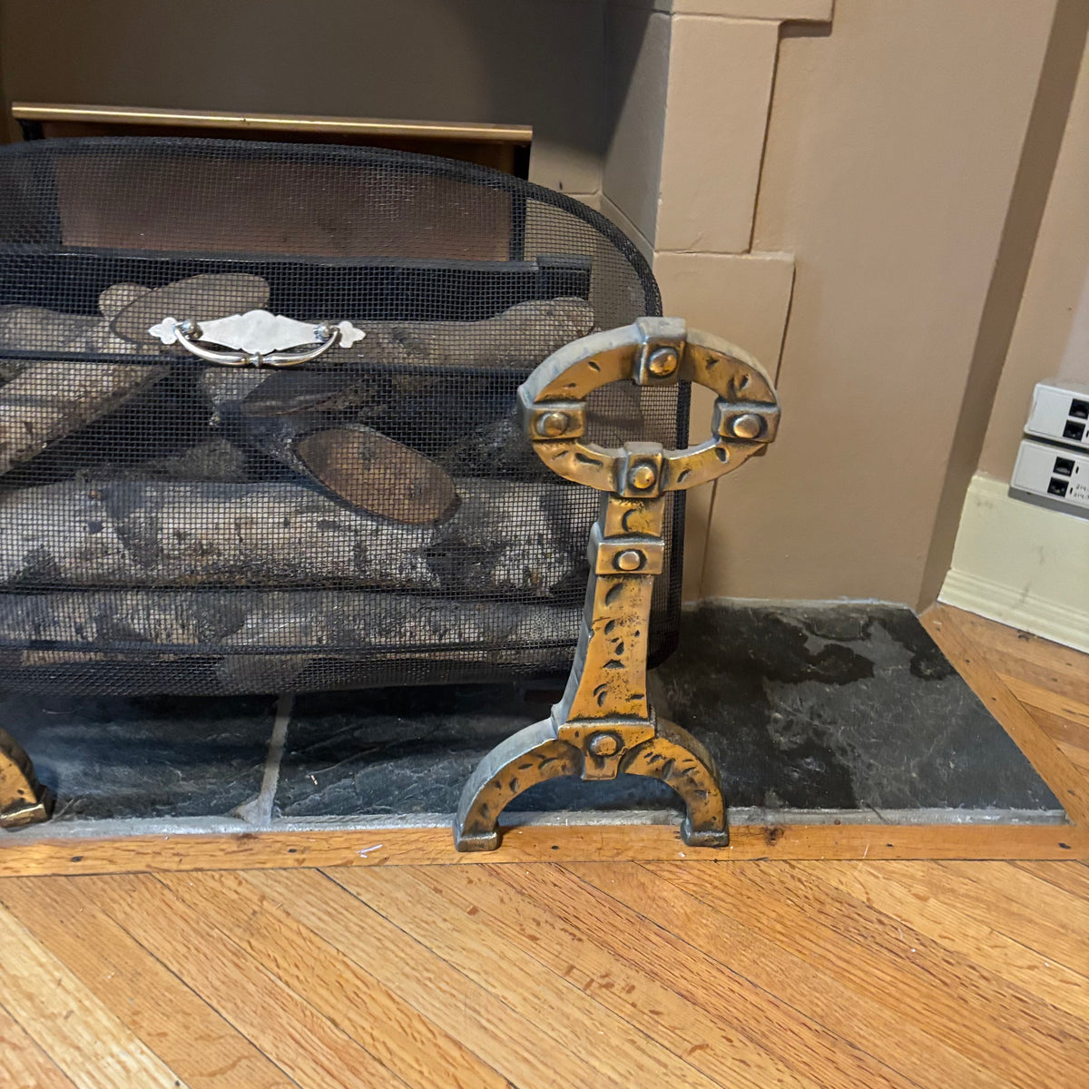 E125 Vintage electric fire place insert (untested)