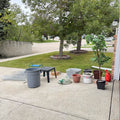 K354 Random yard Grouping (plastic garbage can and more)