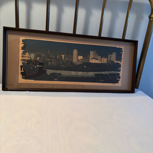 17” x 42” Framed George Webber 1970 Edmonton Signed/Numbered Print - M326