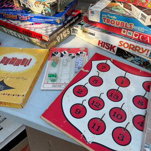 Vintage Games Grouping (Risk, Michigan Rummy and More) - R312