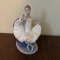 D151 9” Tall Vintage Nao Ballerina ceramic figurine