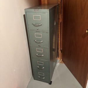 Vintage Metal File Cabinet - M318
