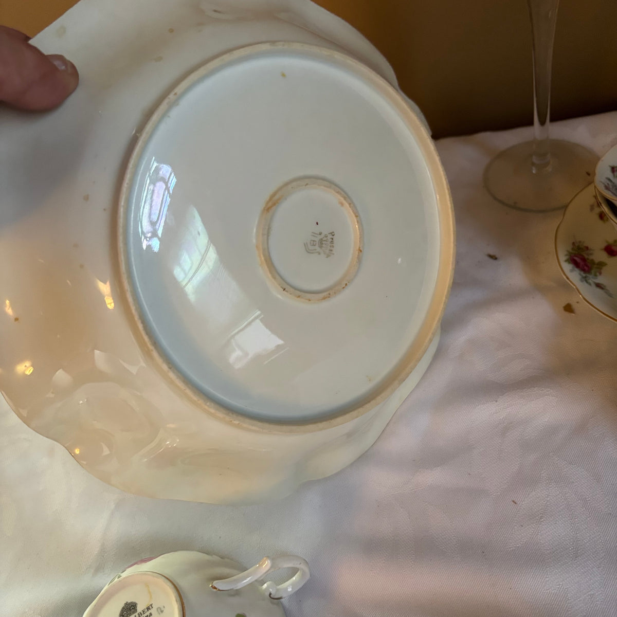 E136 Vintage teacups and more grouping