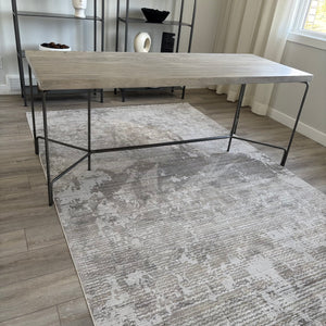 74" Long Four Hands Marion Desk with Washed Natural Top - G317