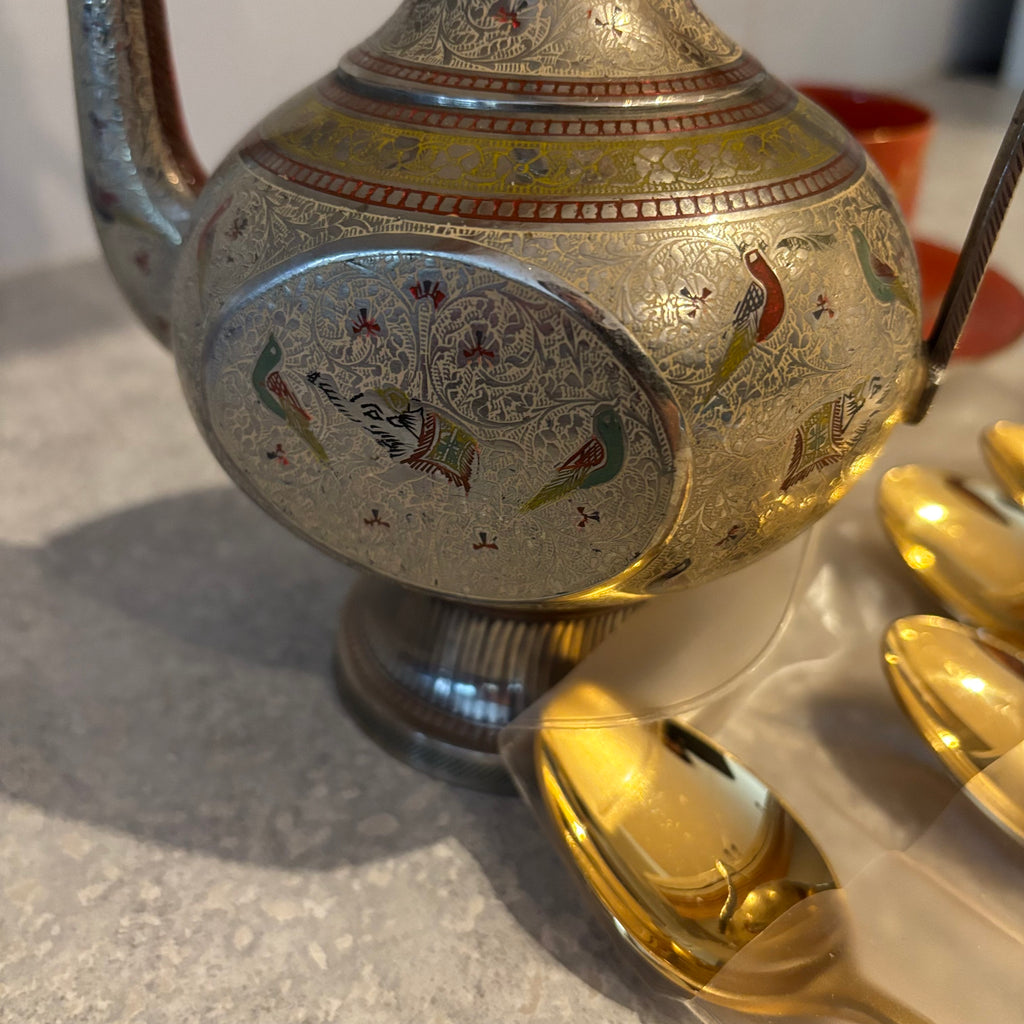 Y160 Vintage Grouping (Etched coffee pot and more)