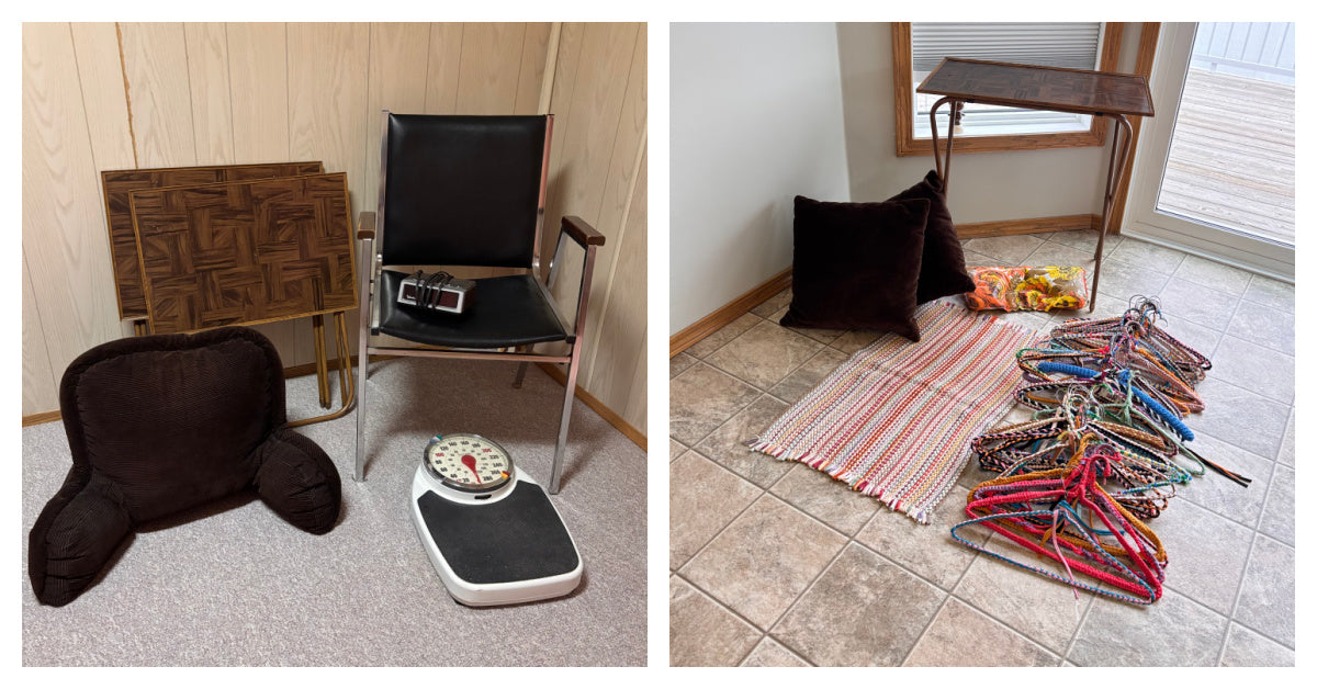 K502 & K312 Vintage Home Grouping (bathroom scale and more)