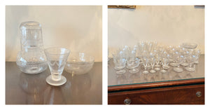 VINTAGE STEMWARE GROUPING - P107