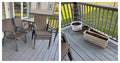 B127 7 Piece Patio Set and Planter Grouping
