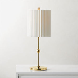 21" Tall Marceau Boule Polished Brass Table Lamp - L328